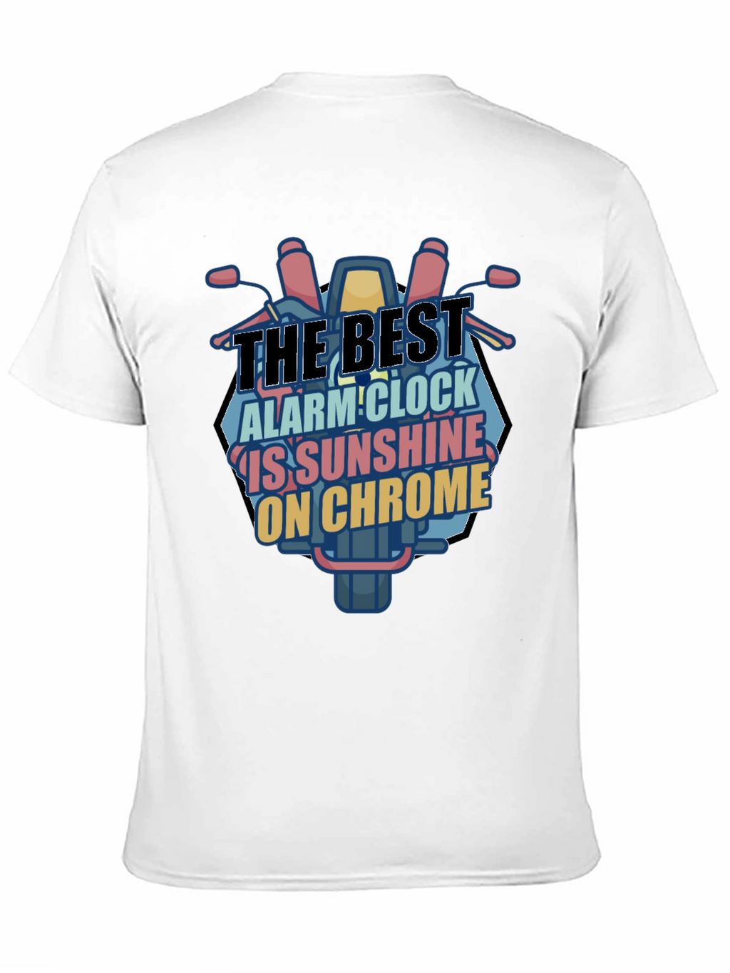 Motorcycle Chrome T-Shirt - Best Alarm Clock