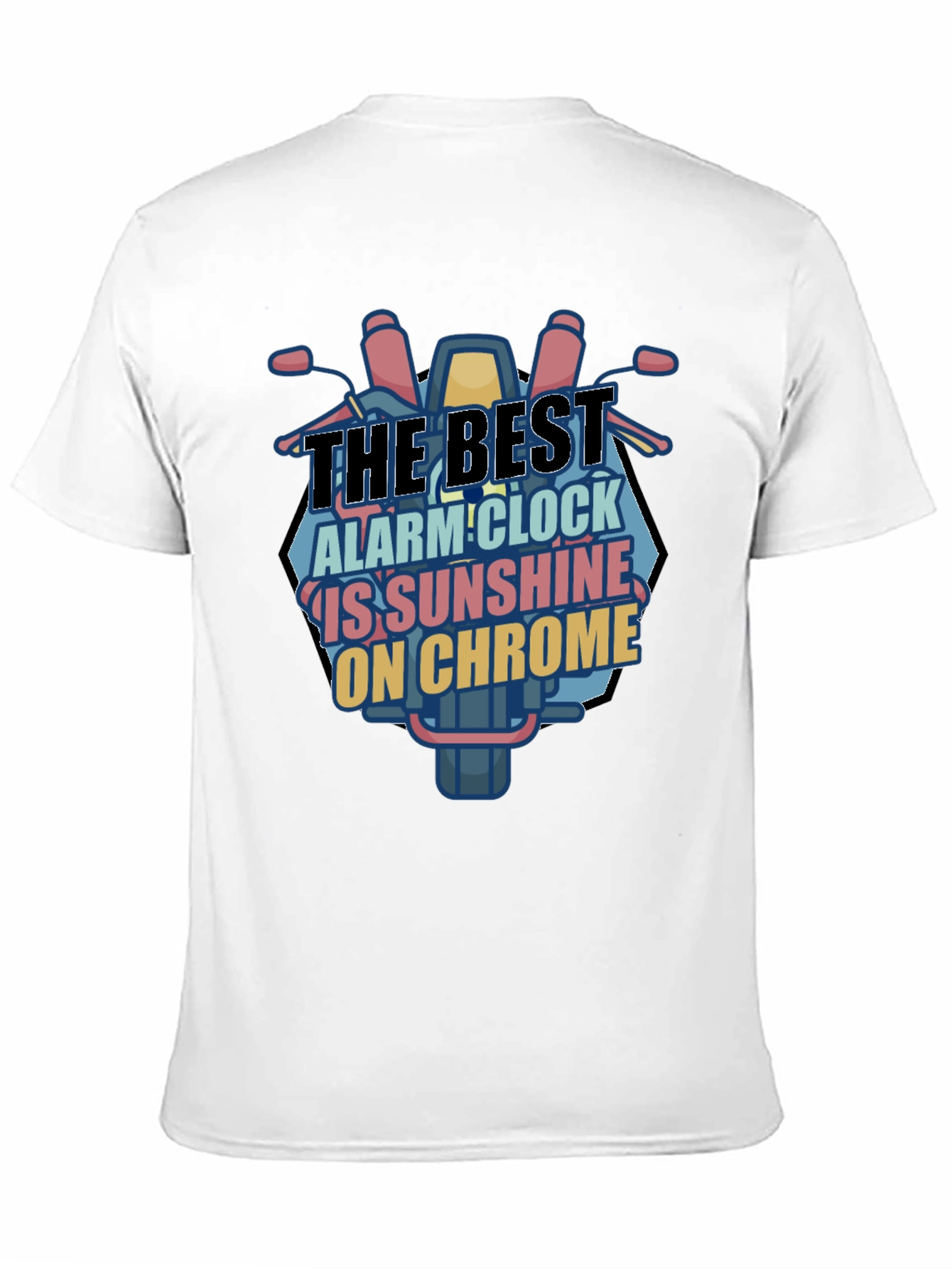 Motorcycle Chrome T-Shirt - Best Alarm Clock