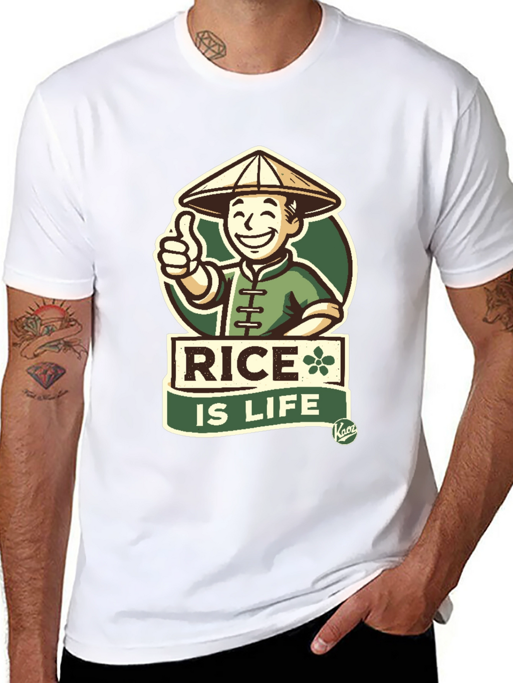 Rice is Life T-Shirt - Asian Inspired Graphic Tee