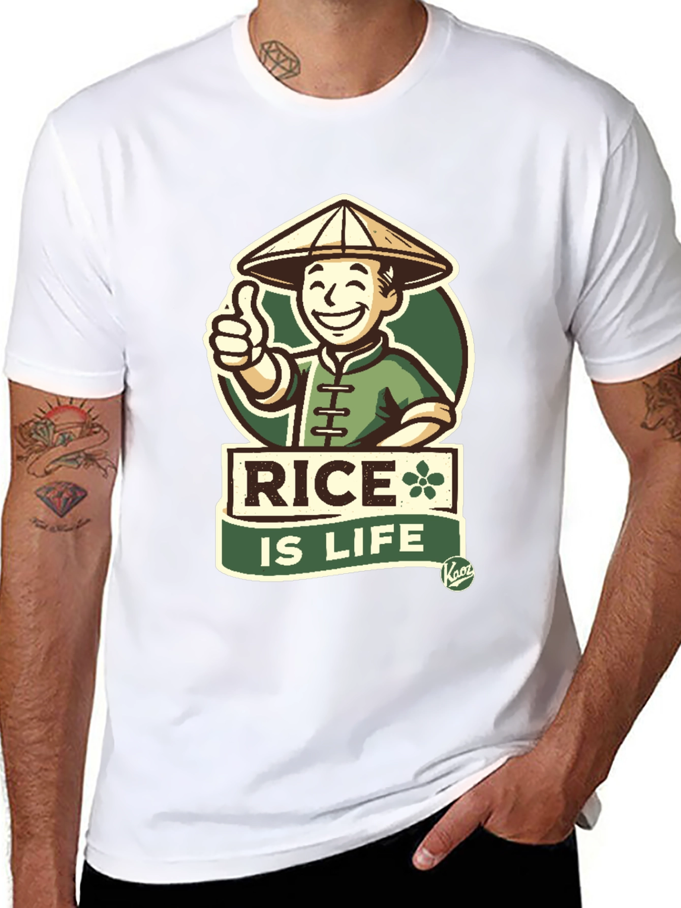 Rice is Life T-Shirt - Asian Inspired Graphic Tee
