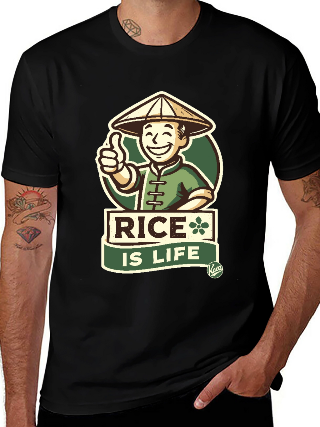 Rice is Life T-Shirt - Asian Inspired Graphic Tee