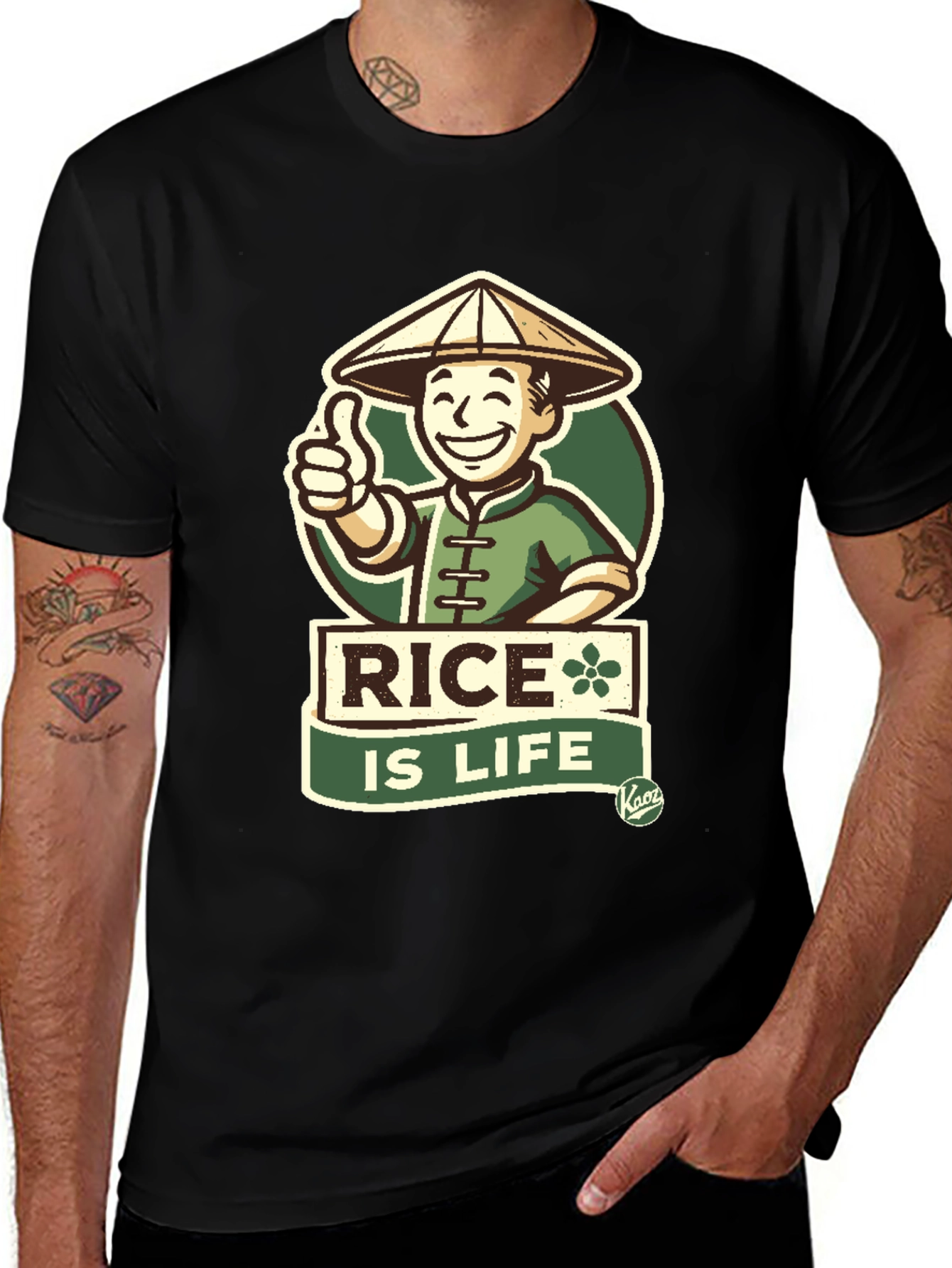Rice is Life T-Shirt - Asian Inspired Graphic Tee