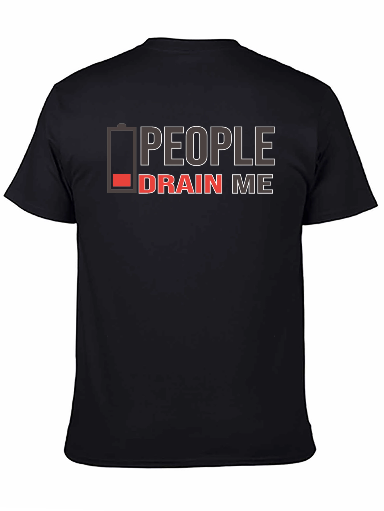 People Drain Me Graphic T-Shirt