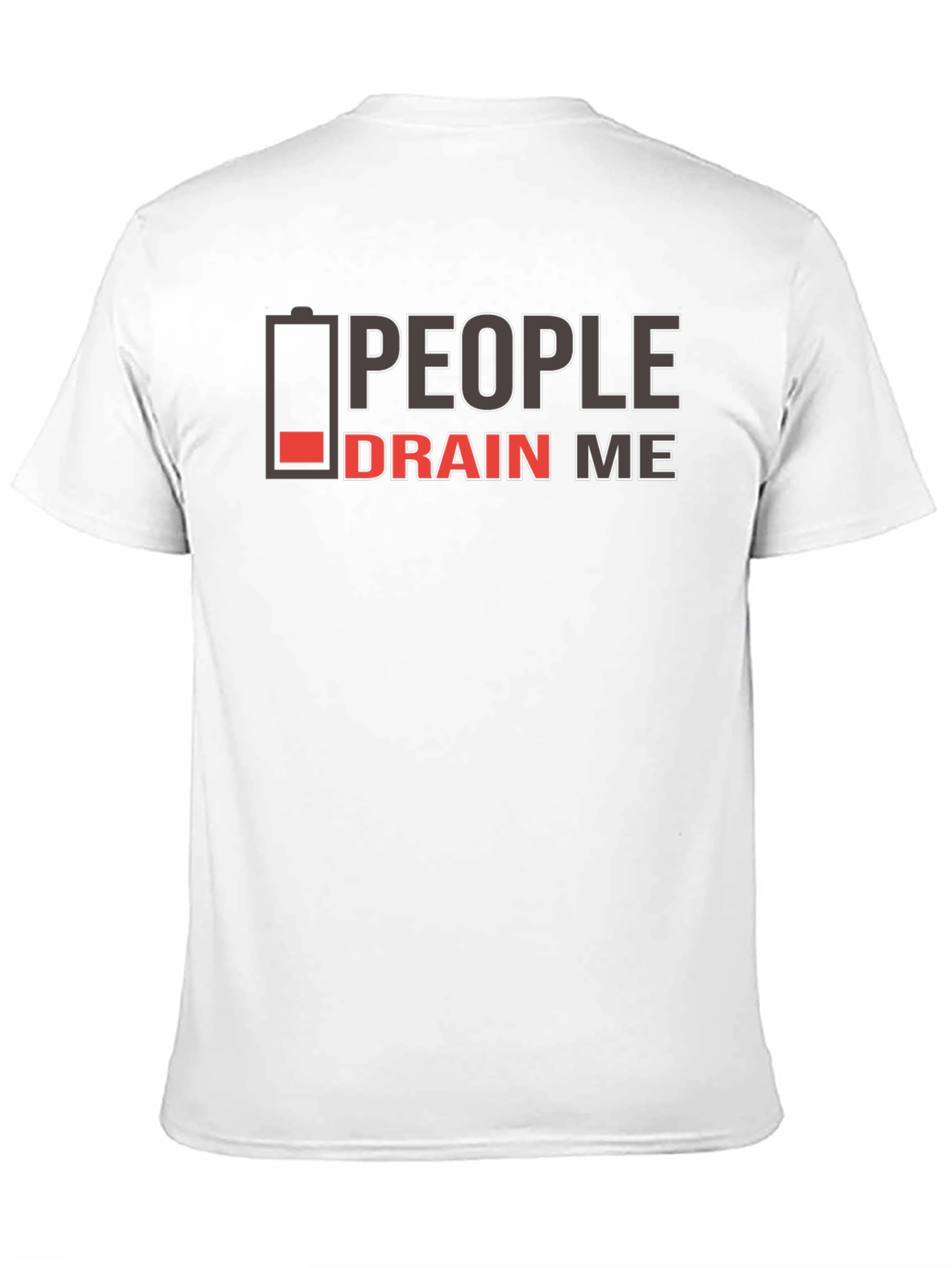 People Drain Me Graphic T-Shirt