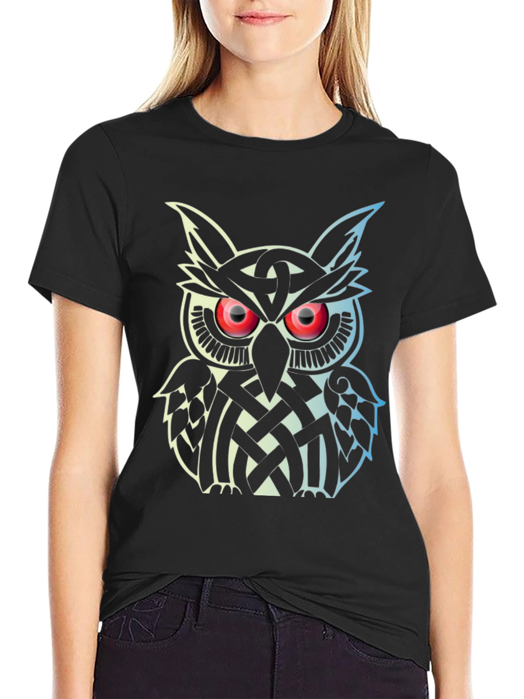Celtic Knot Owl Graphic T-Shirt