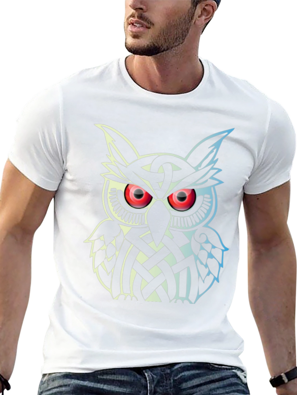 Celtic Knot Owl Graphic T-Shirt