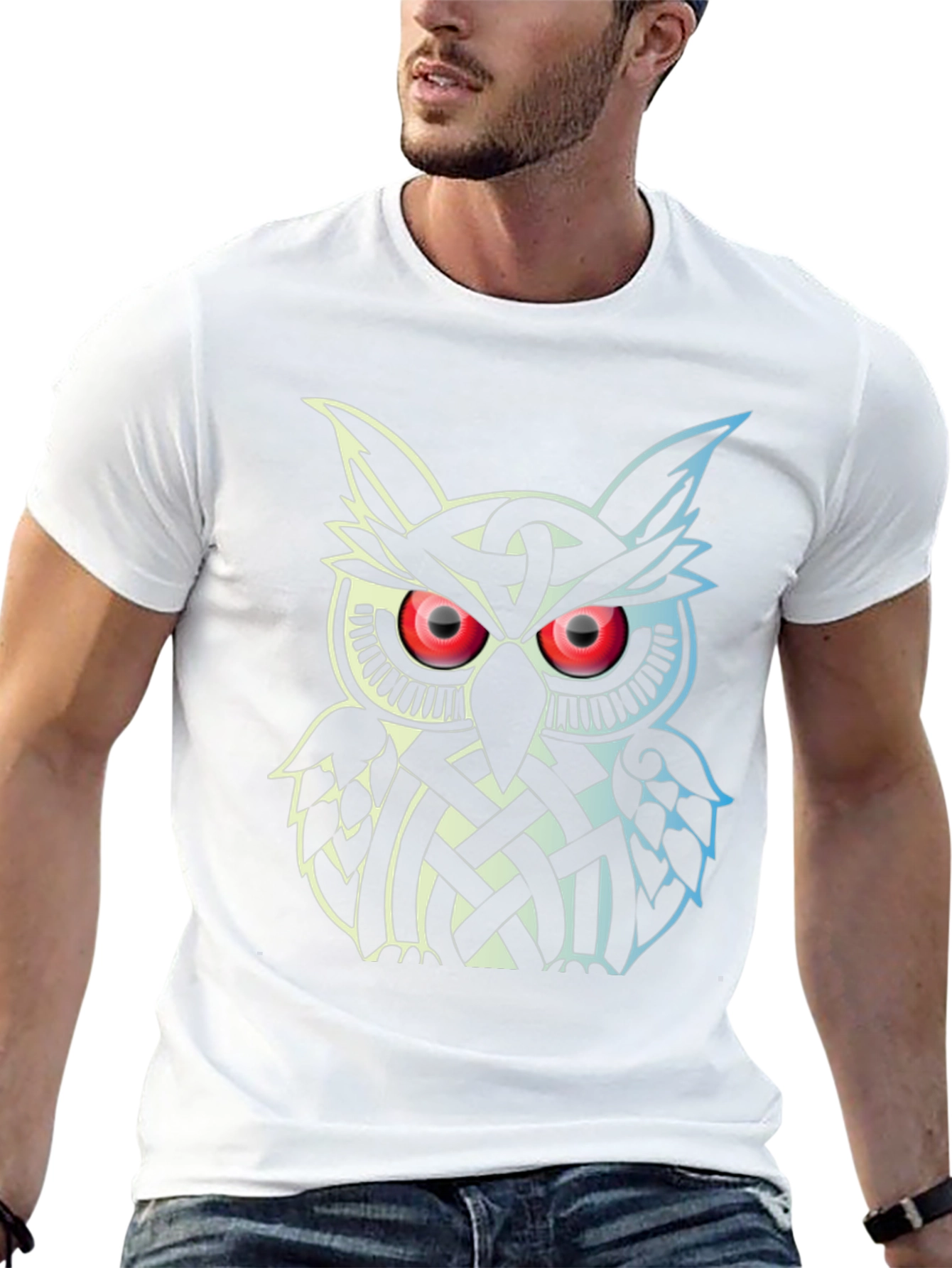 Celtic Knot Owl Graphic T-Shirt