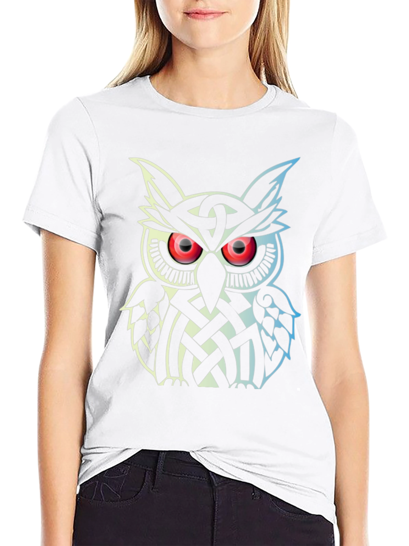 Celtic Knot Owl Graphic T-Shirt