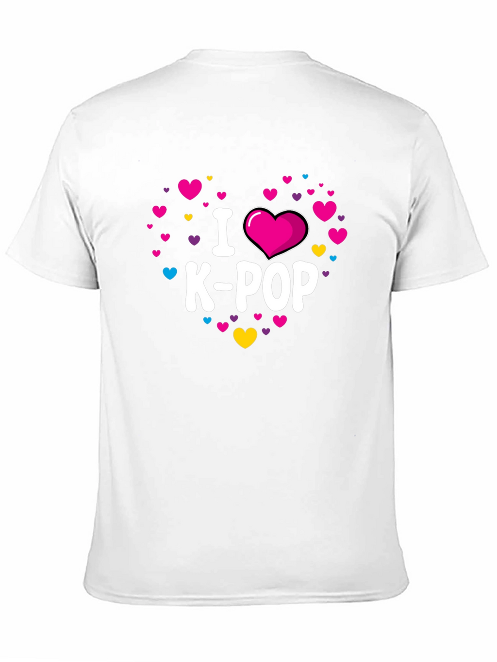 I Heart K-Pop Graphic Tee - Black Cotton T-Shirt