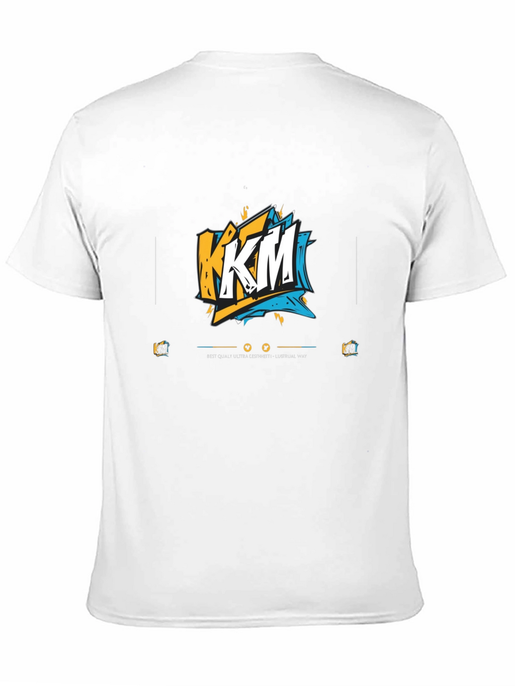 KFM Graphic Print Black T-Shirt
