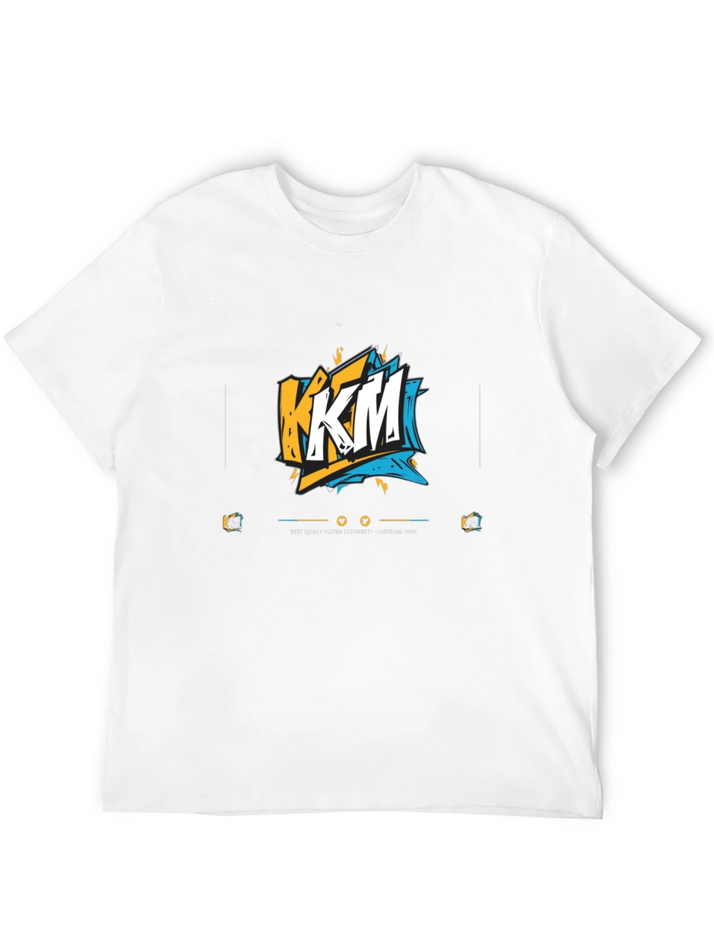 KFM Graphic Print Black T-Shirt