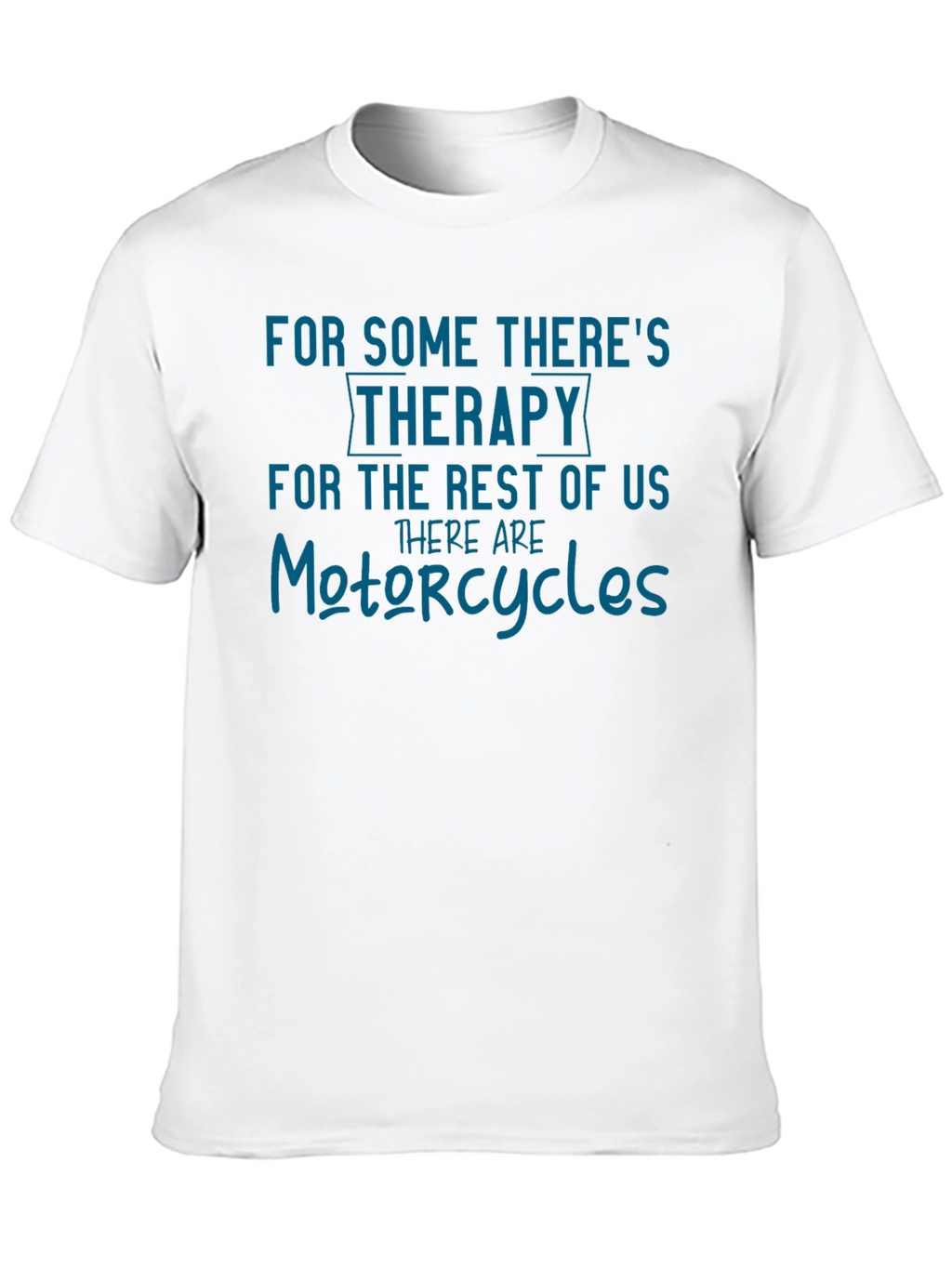 Motorcycle Therapy T-Shirt Funny Biker Tee