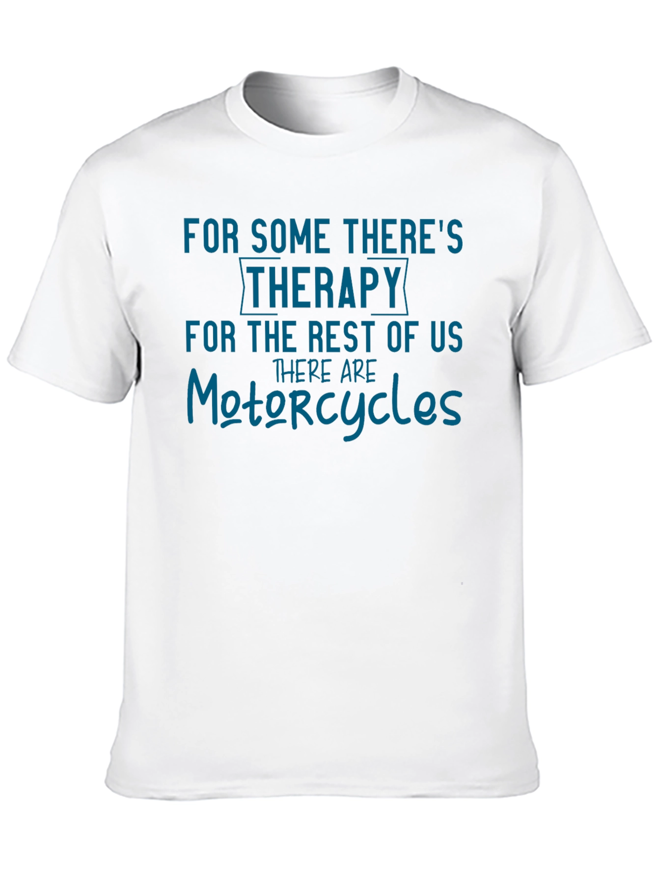 Motorcycle Therapy T-Shirt Funny Biker Tee