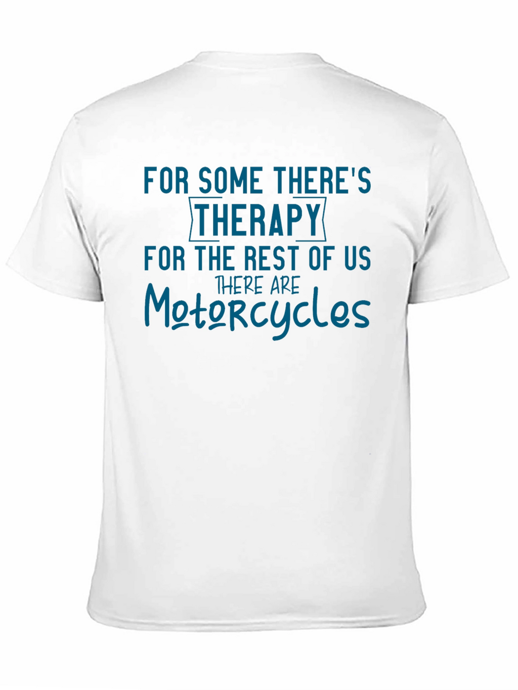 Motorcycle Therapy T-Shirt Funny Biker Tee