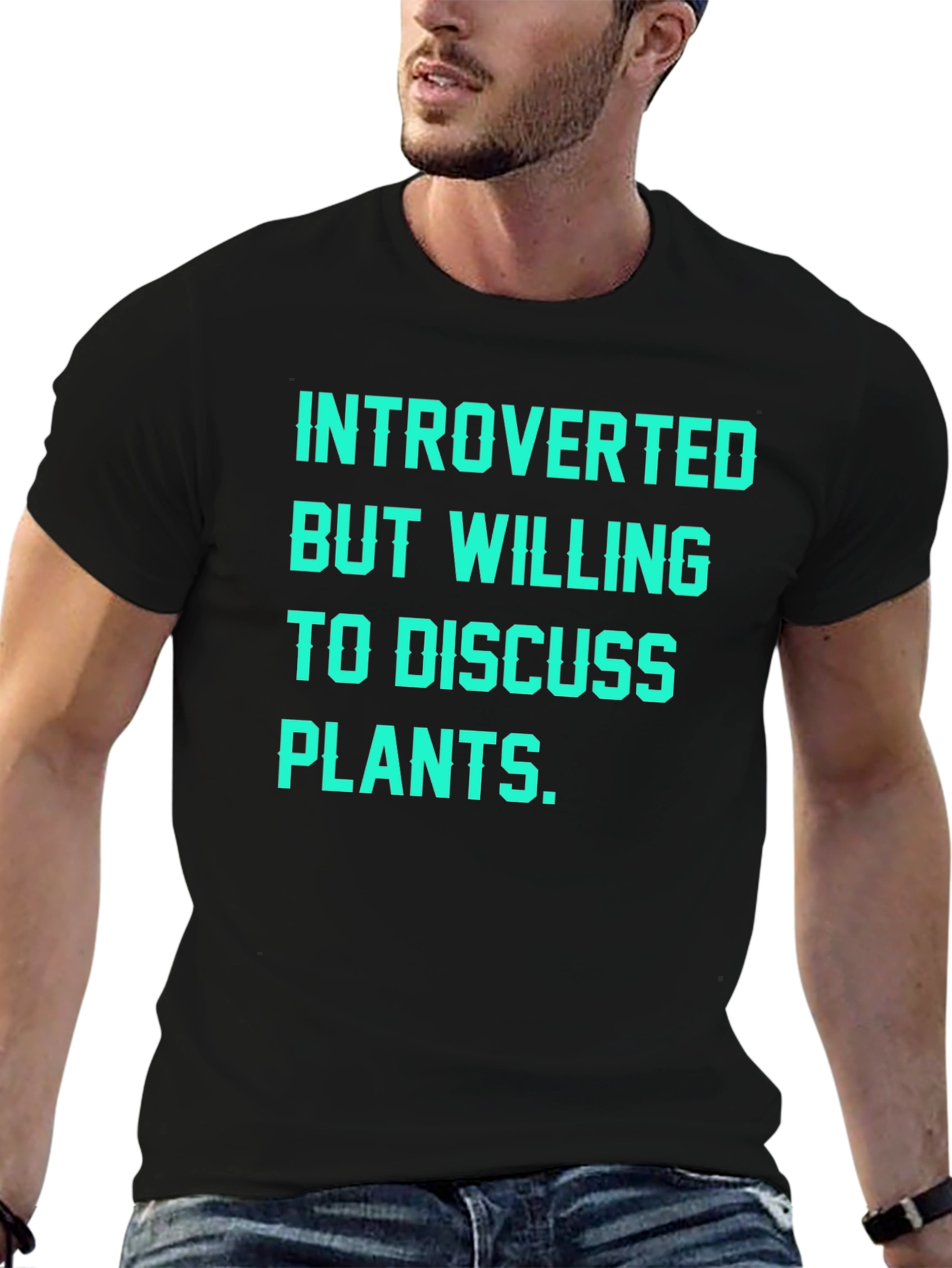 Introverted Plant Lover T-Shirt - Funny Gardening Tee