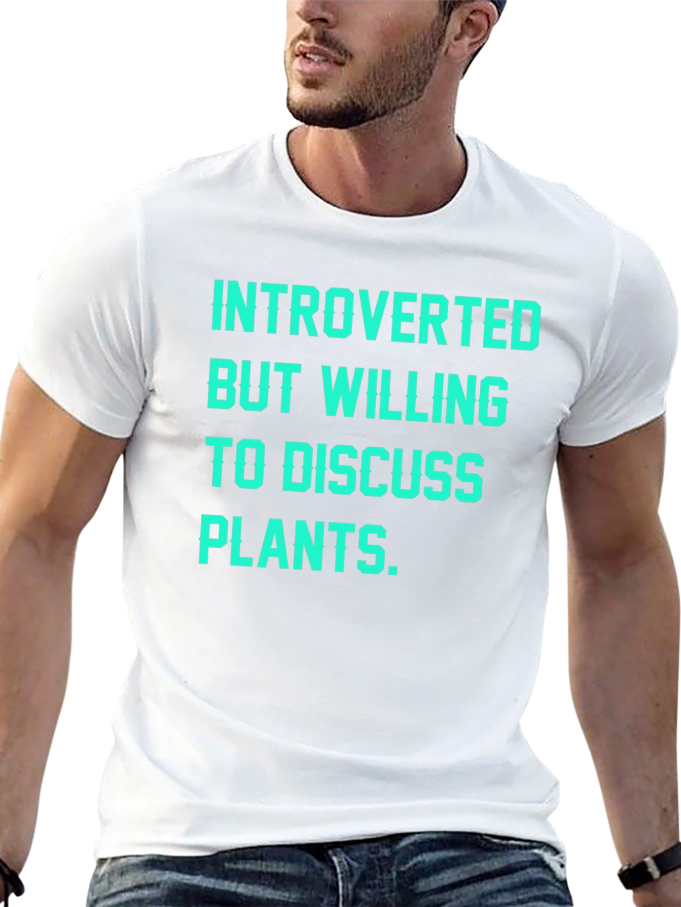 Introverted Plant Lover T-Shirt - Funny Gardening Tee