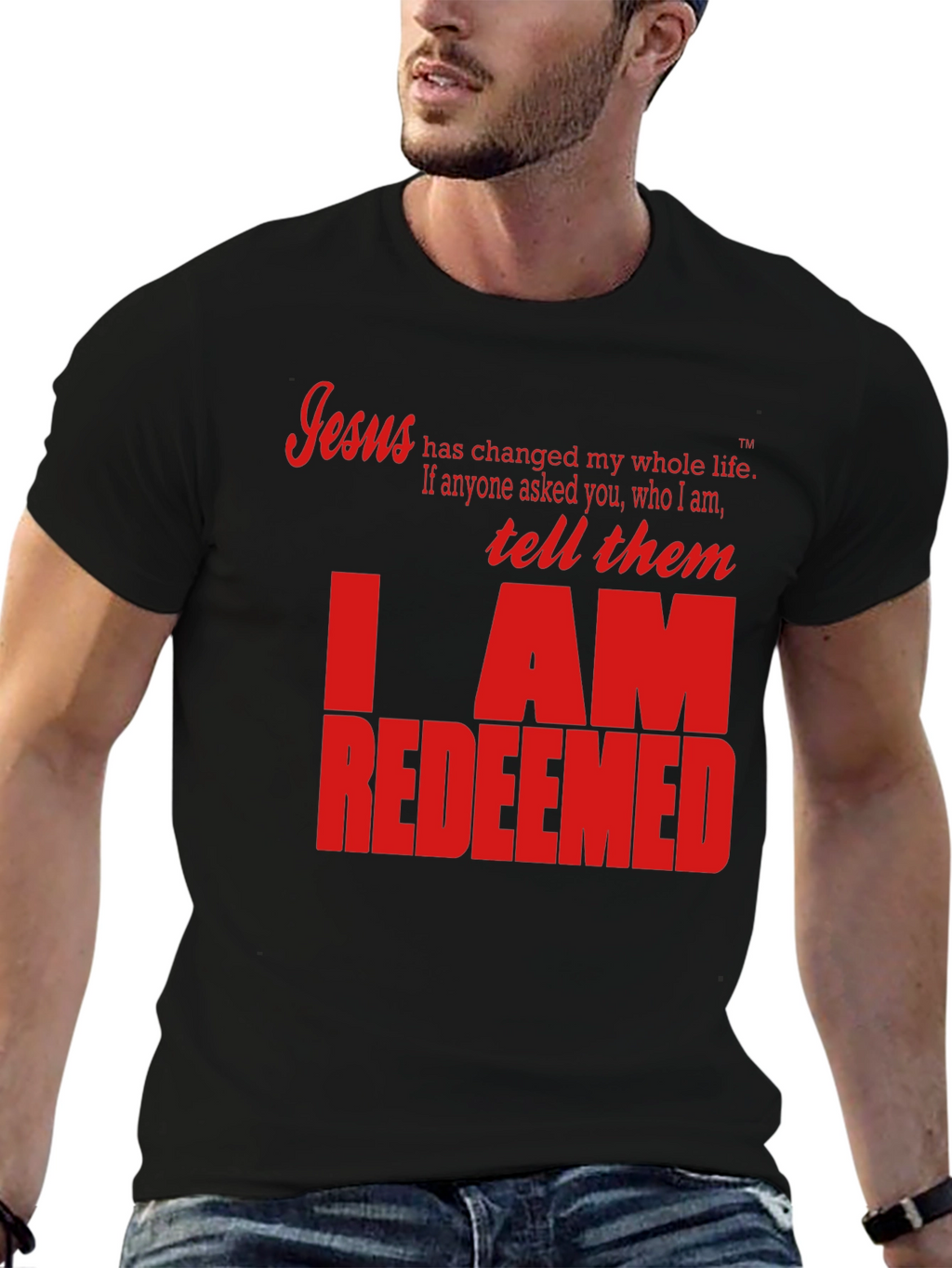 I AM REDEEMED Christian T-Shirt