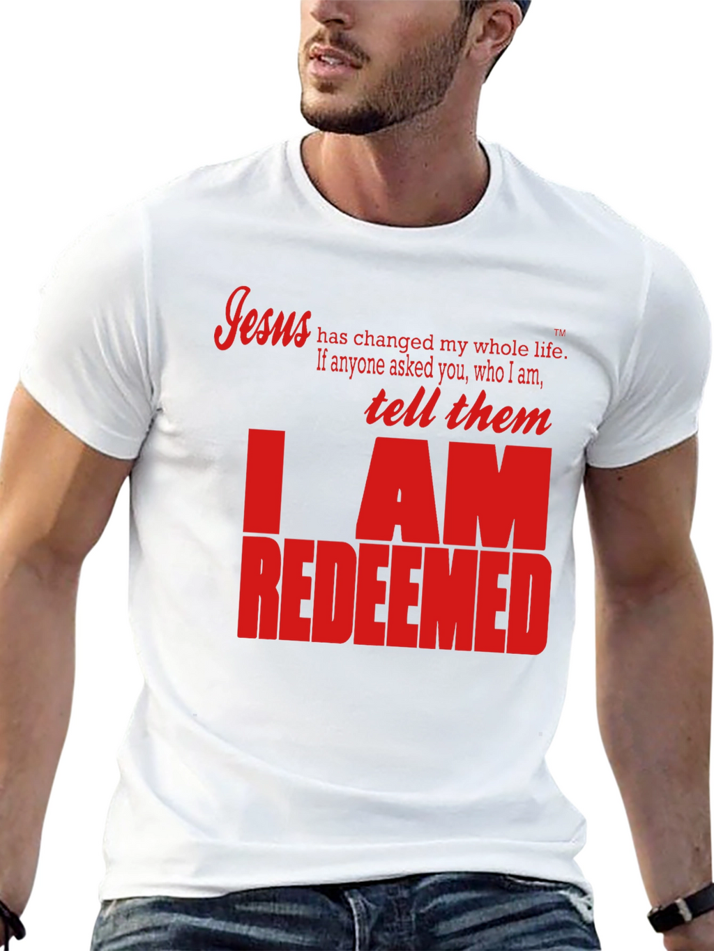 I AM REDEEMED Christian T-Shirt