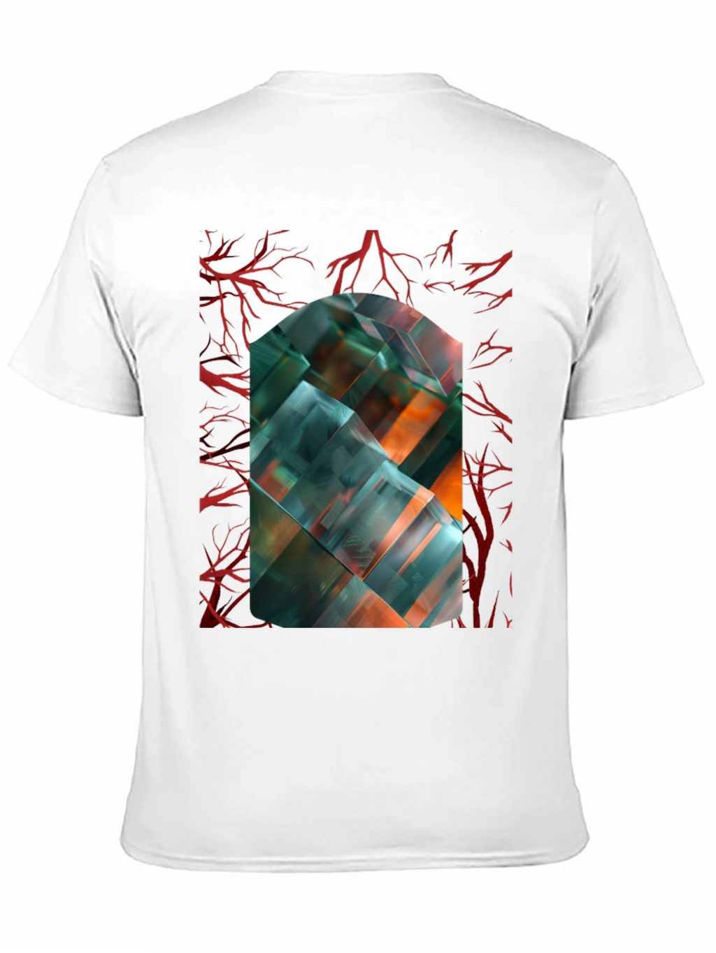 Abstract Geometric Art T-Shirt - Modern Design