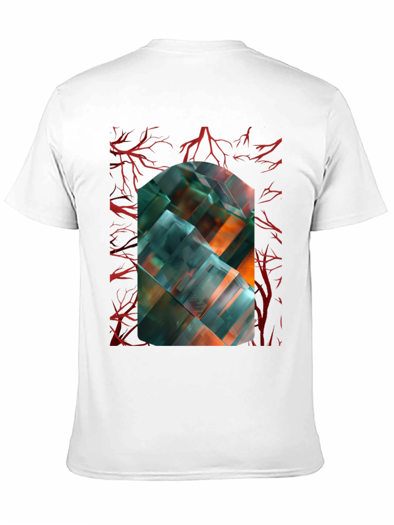 Abstract Geometric Art T-Shirt - Modern Design
