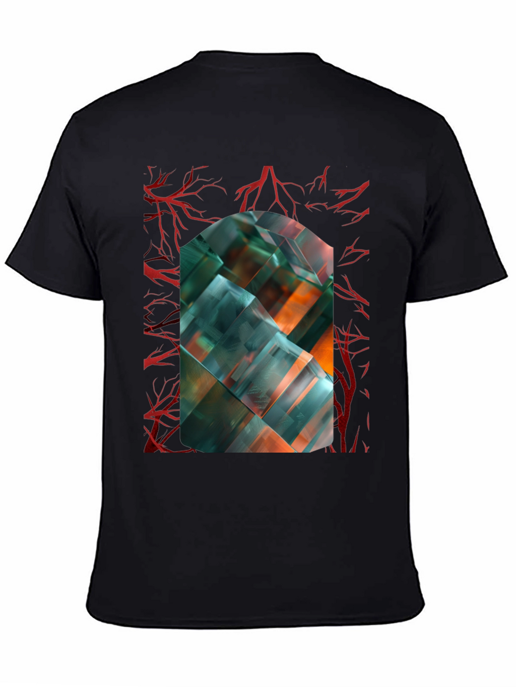 Abstract Geometric Art T-Shirt - Modern Design