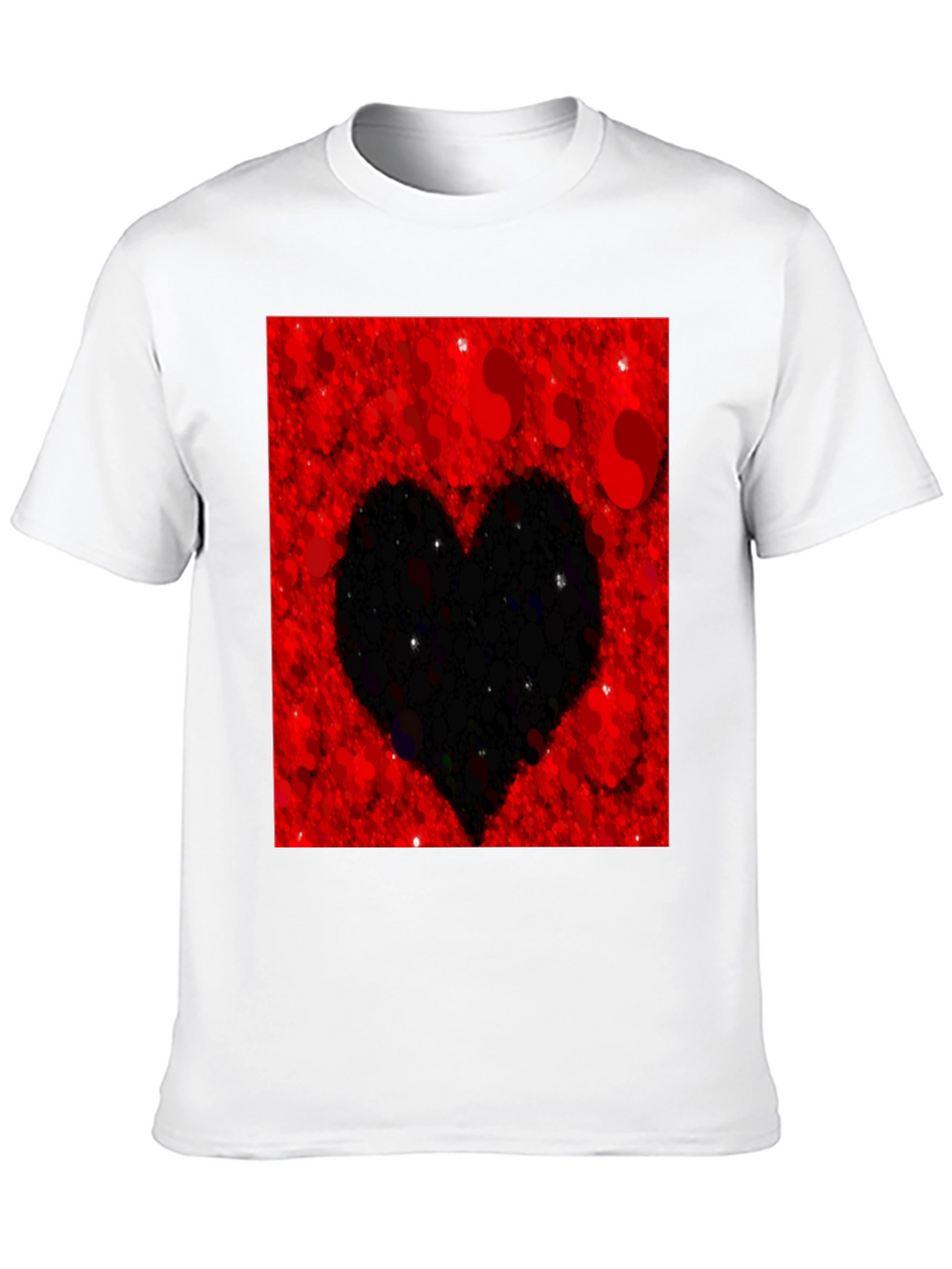 Heart Silhouette T-Shirt - Red Valentines Day Tee