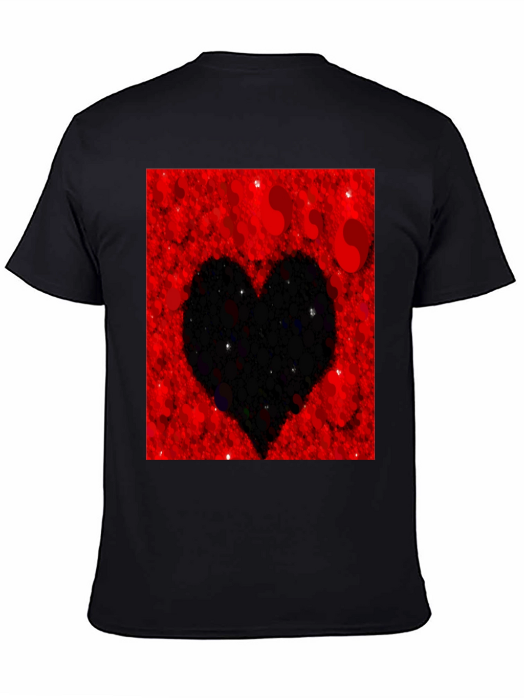 Heart Silhouette T-Shirt - Red Valentines Day Tee