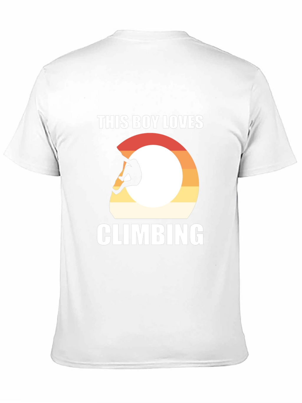 Climbing T-Shirt - This Boy Loves Climbing - Black
