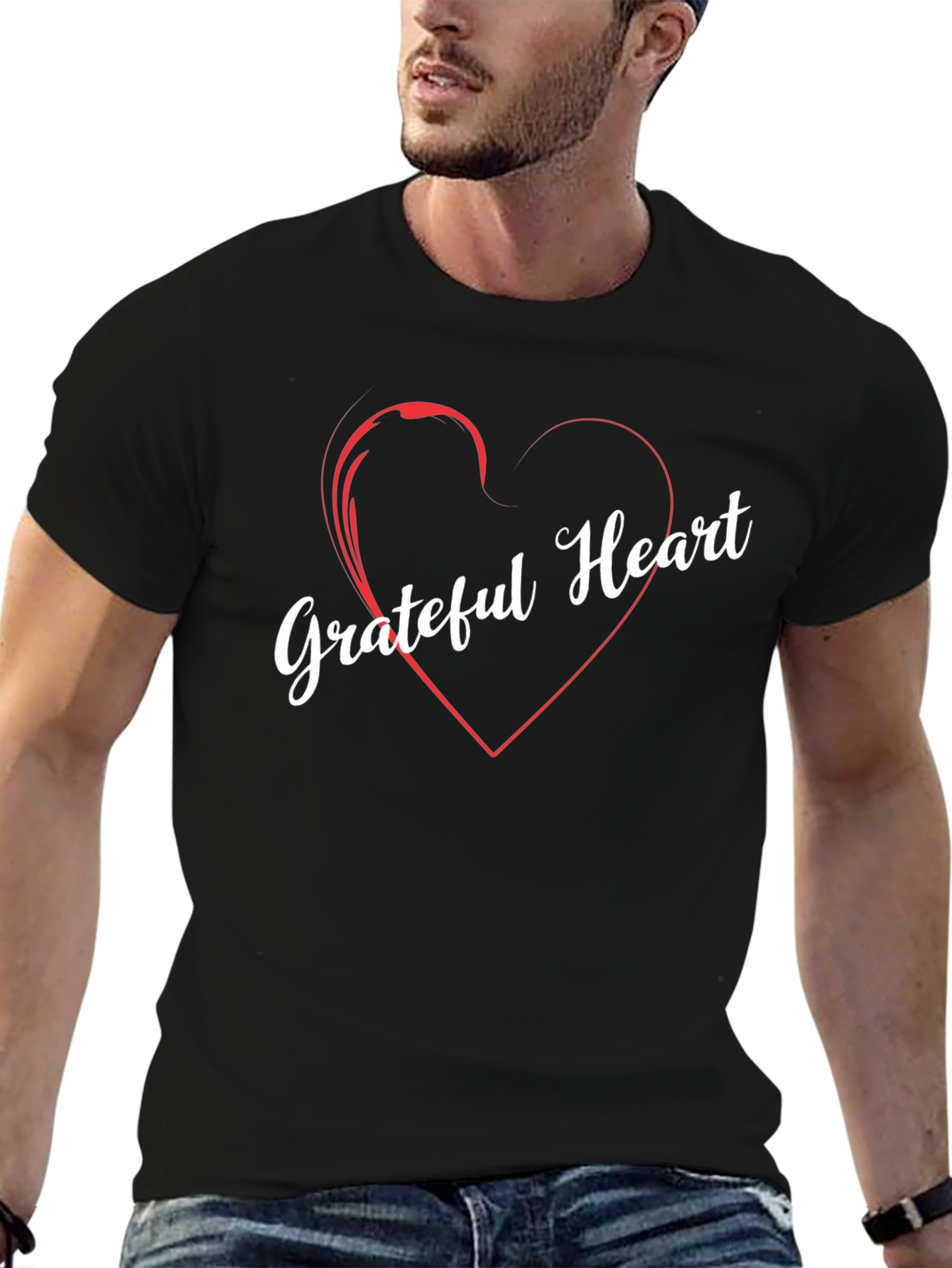 Grateful Heart Graphic Tee - Stylish Comfort