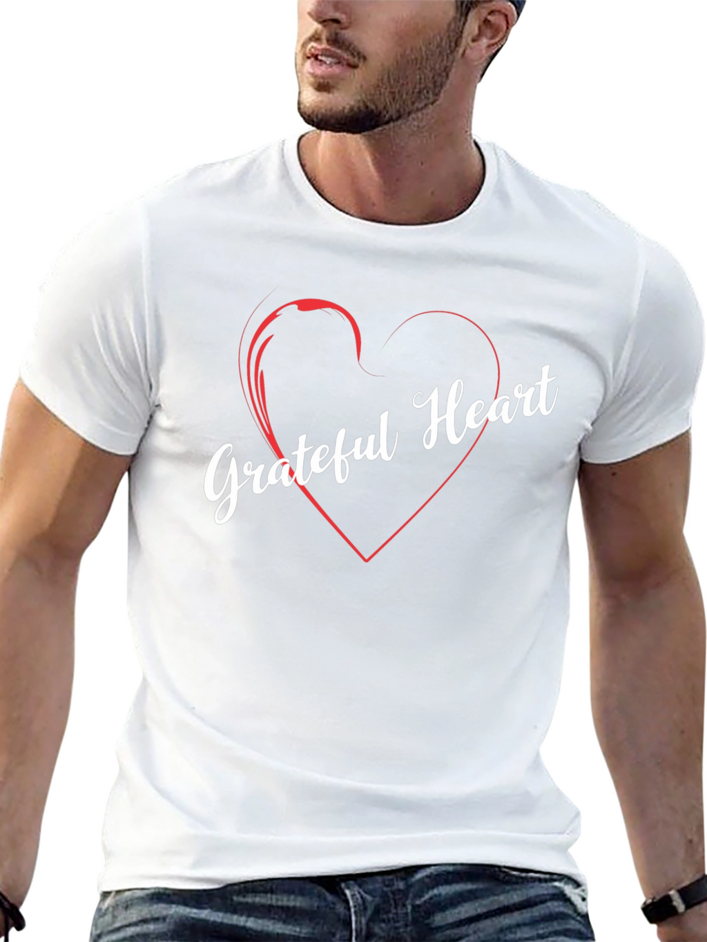 Grateful Heart Graphic Tee - Stylish Comfort