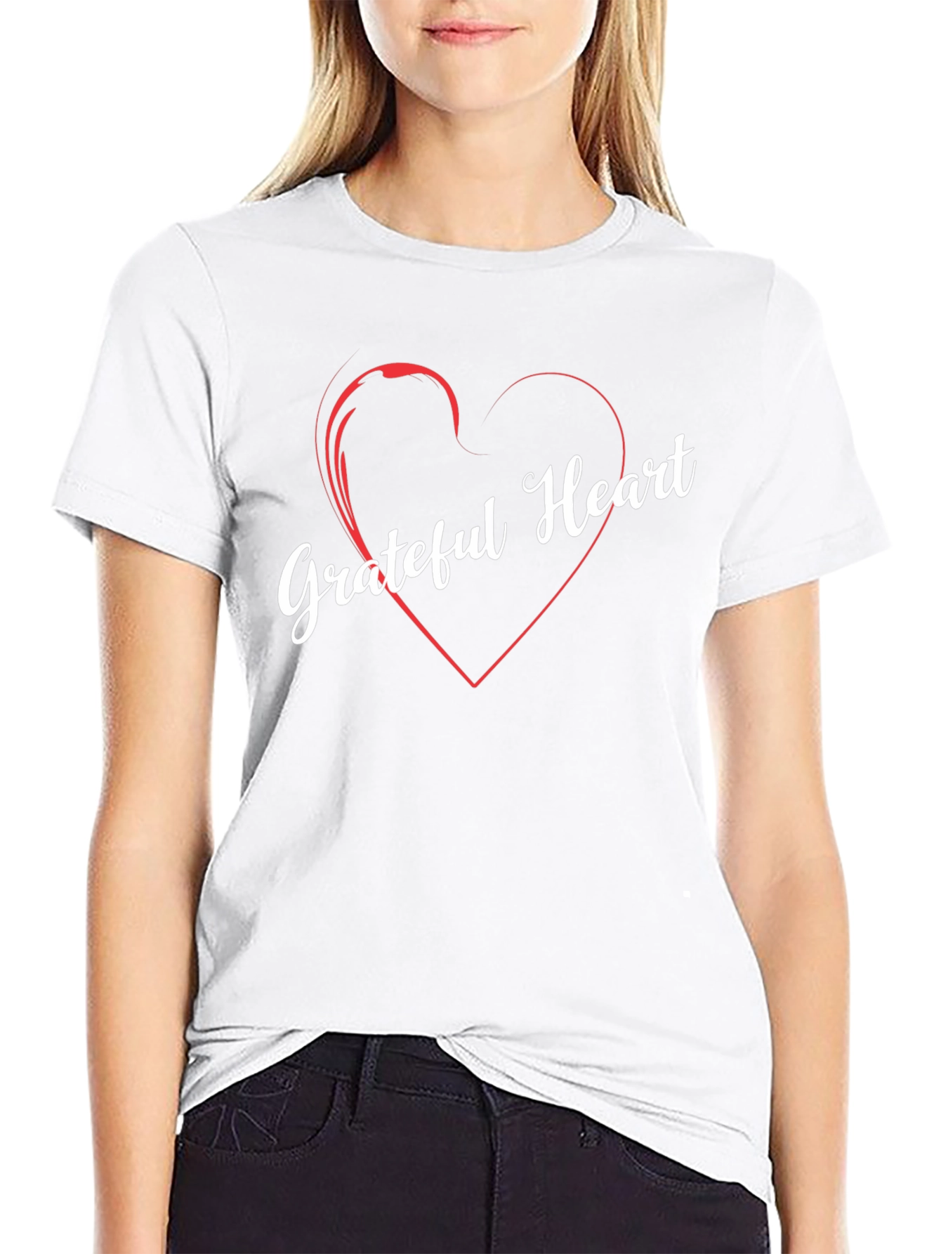 Grateful Heart Graphic Tee - Stylish Comfort