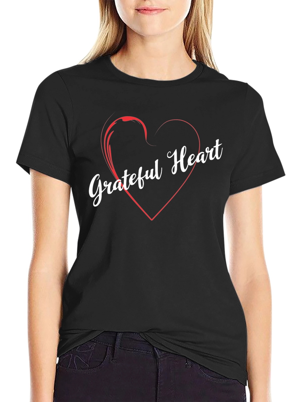 Grateful Heart Graphic Tee - Stylish Comfort