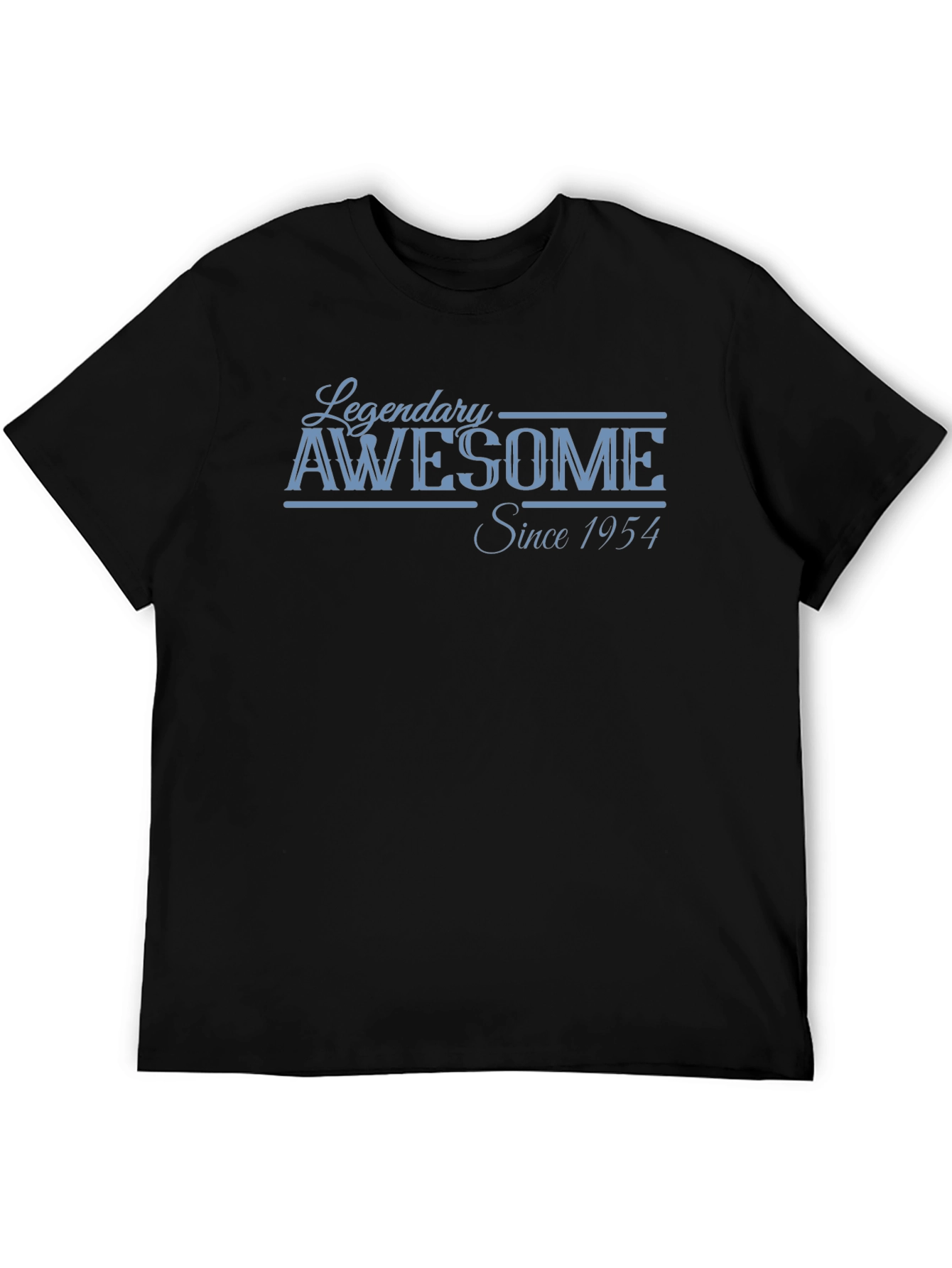 Legendary Awesome Since 1954 Black T-Shirt