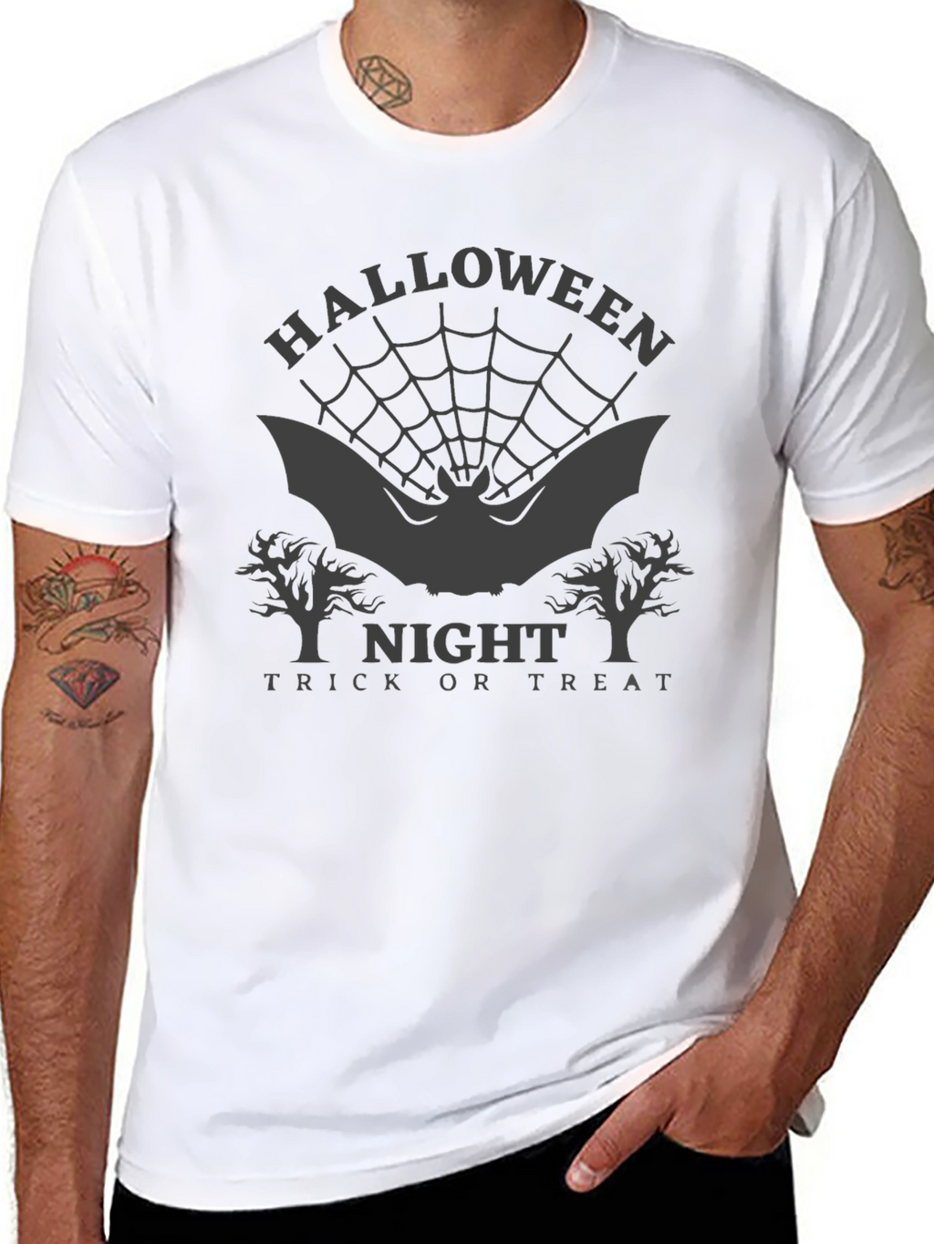 Halloween Bat T-Shirt - Trick or Treat Tee