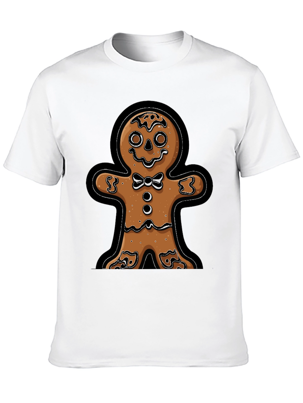 Gingerbread Man T-Shirt - Festive Holiday Apparel
