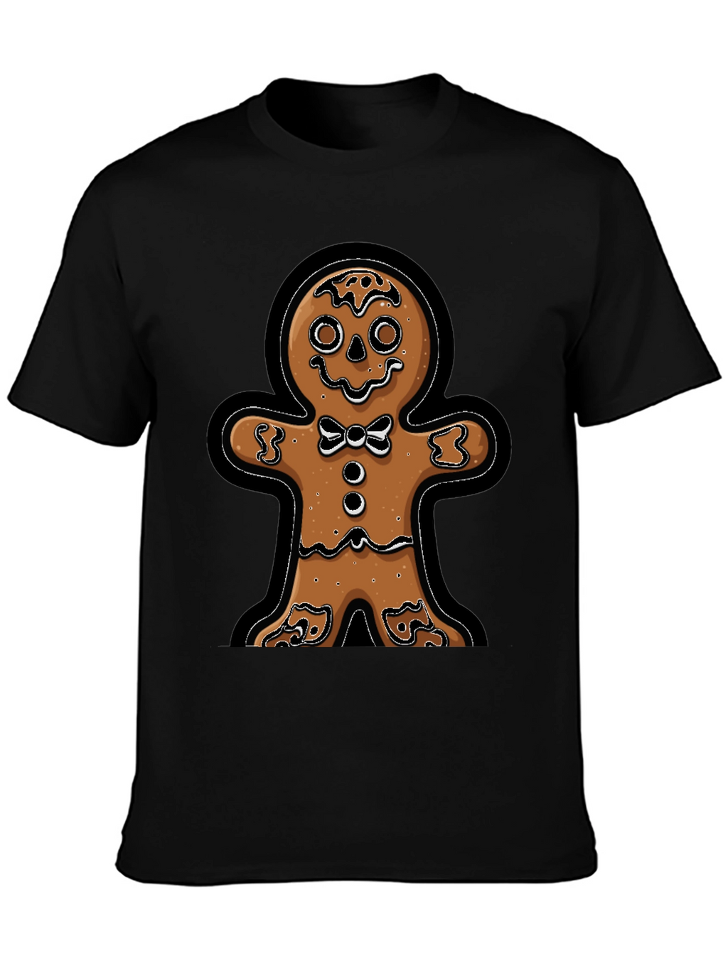 Gingerbread Man T-Shirt - Festive Holiday Apparel