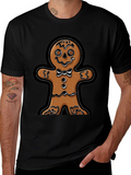Gingerbread Man T-Shirt - Festive Holiday Apparel