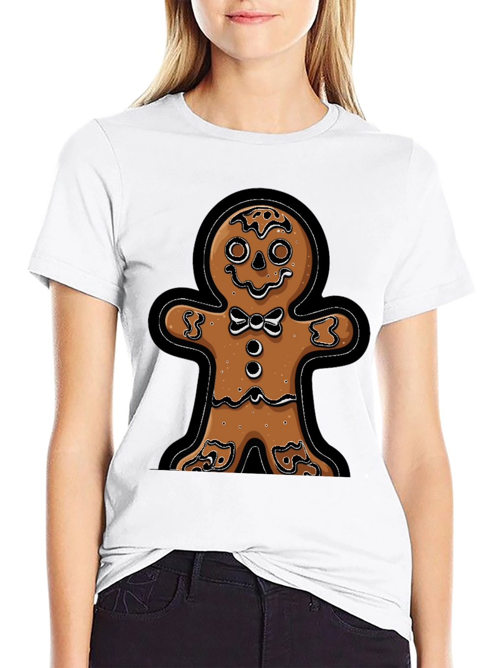 Gingerbread Man T-Shirt - Festive Holiday Apparel