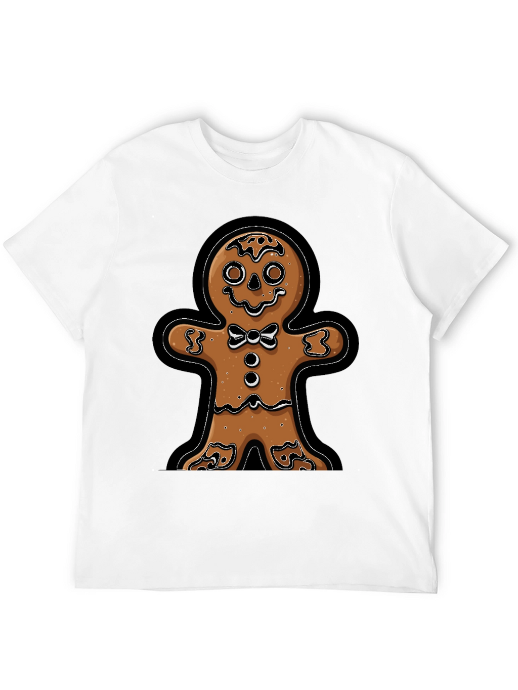 Gingerbread Man T-Shirt - Festive Holiday Apparel