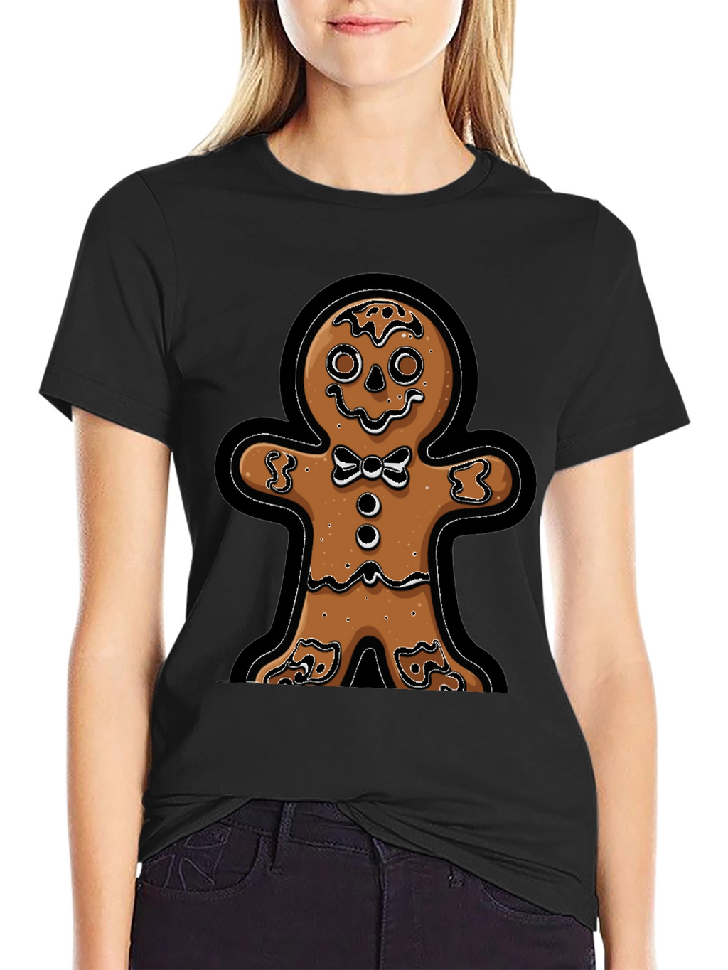 Gingerbread Man T-Shirt - Festive Holiday Apparel