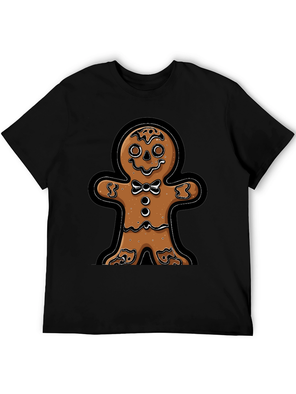 Gingerbread Man T-Shirt - Festive Holiday Apparel