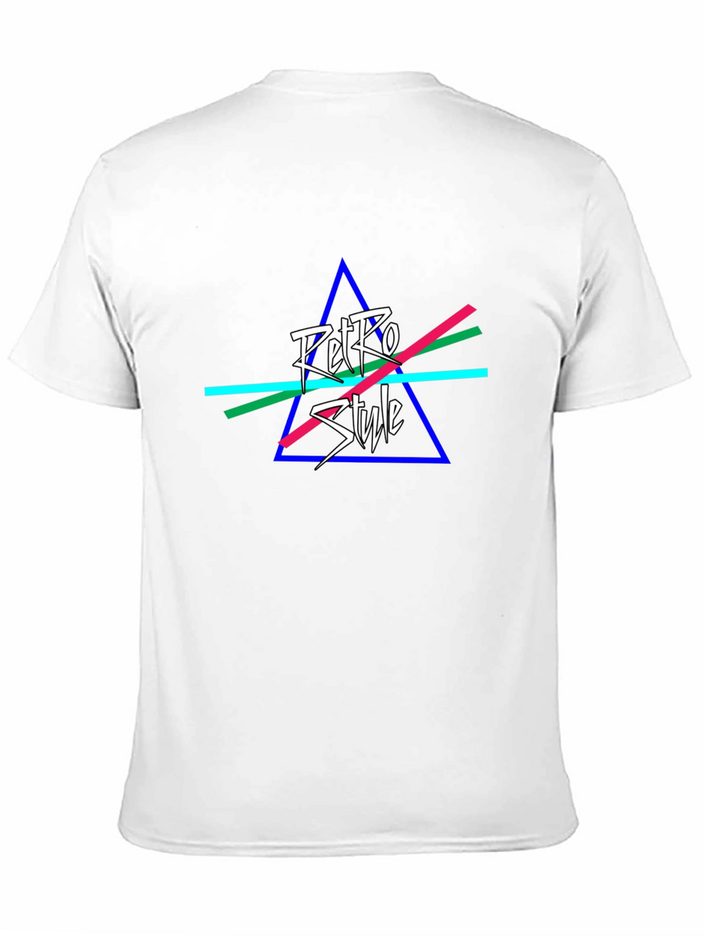 Retro Style Black T-Shirt