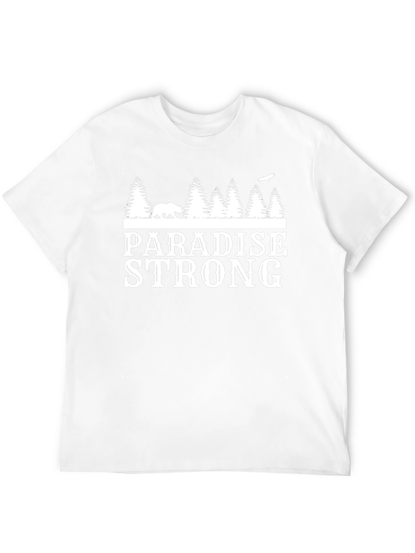 Paradise Strong Graphic Tee - Nature Inspired Design