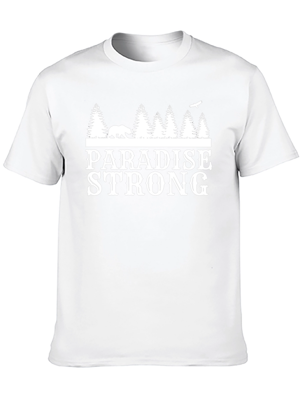 Paradise Strong Graphic Tee - Nature Inspired Design