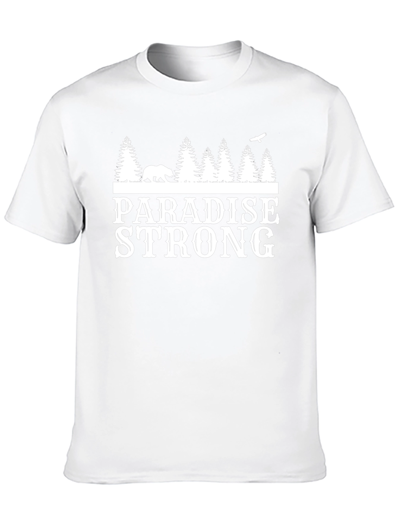 Paradise Strong Graphic Tee - Nature Inspired Design