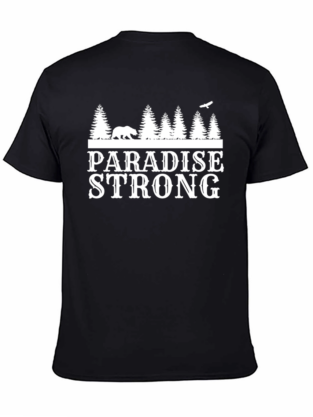 Paradise Strong Graphic Tee - Nature Inspired Design