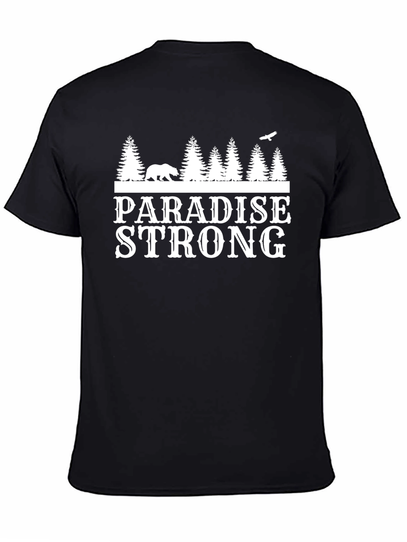 Paradise Strong Graphic Tee - Nature Inspired Design