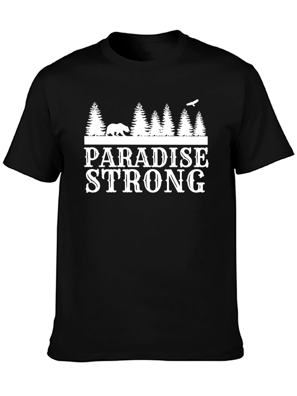 Paradise Strong Graphic Tee - Nature Inspired Design