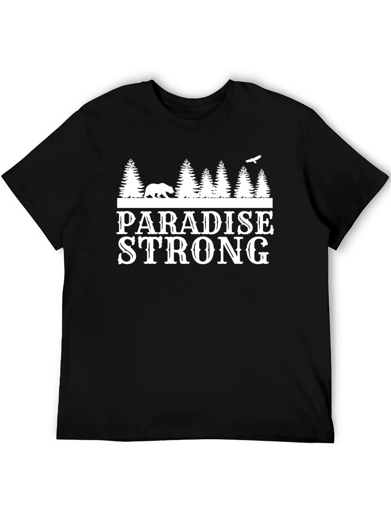 Paradise Strong Graphic Tee - Nature Inspired Design
