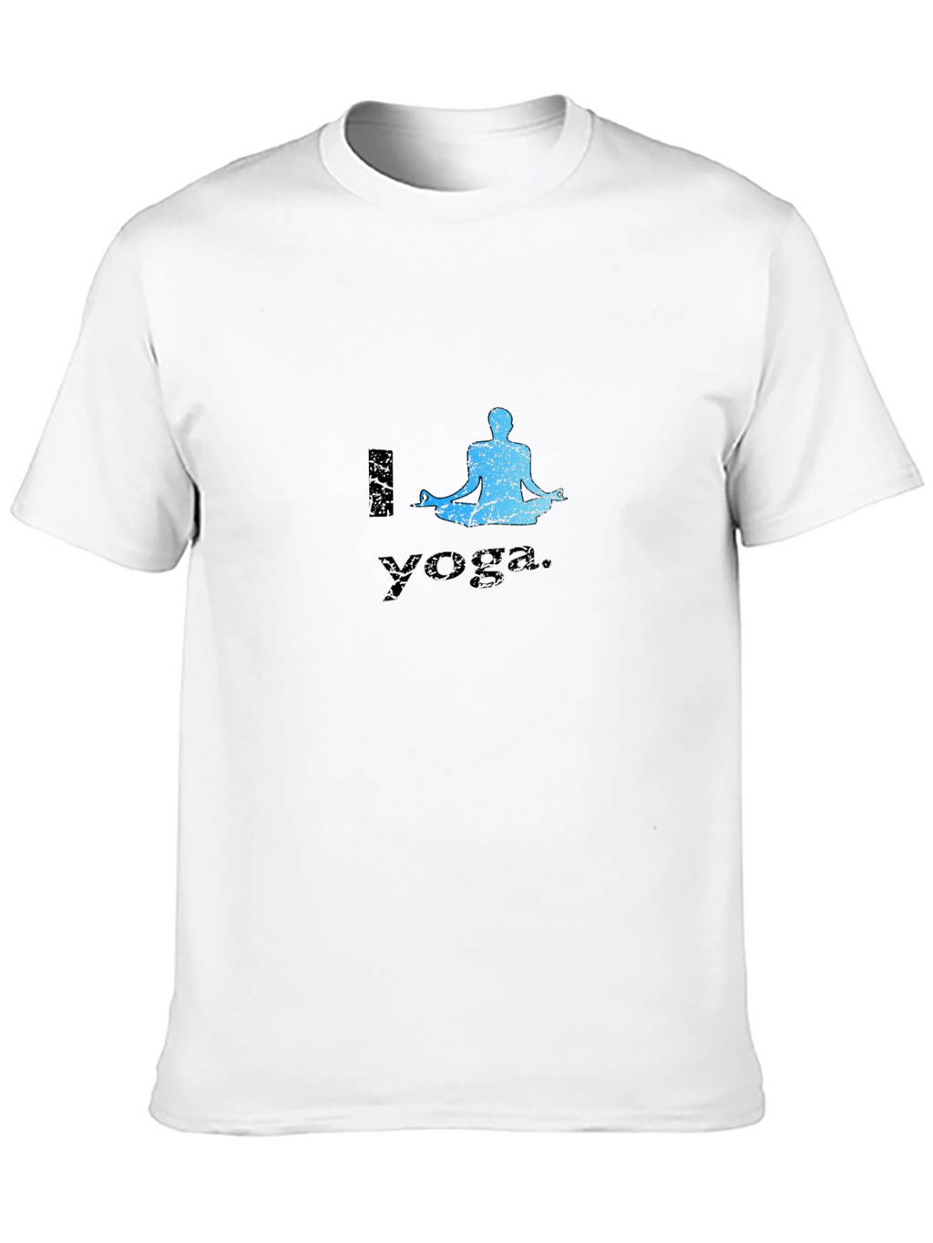 I Love Yoga Black T-Shirt
